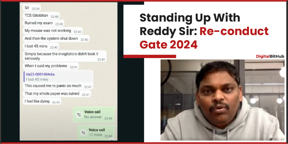 Standing Up with Reddy Sir: Reconduct GATE Examination 2024