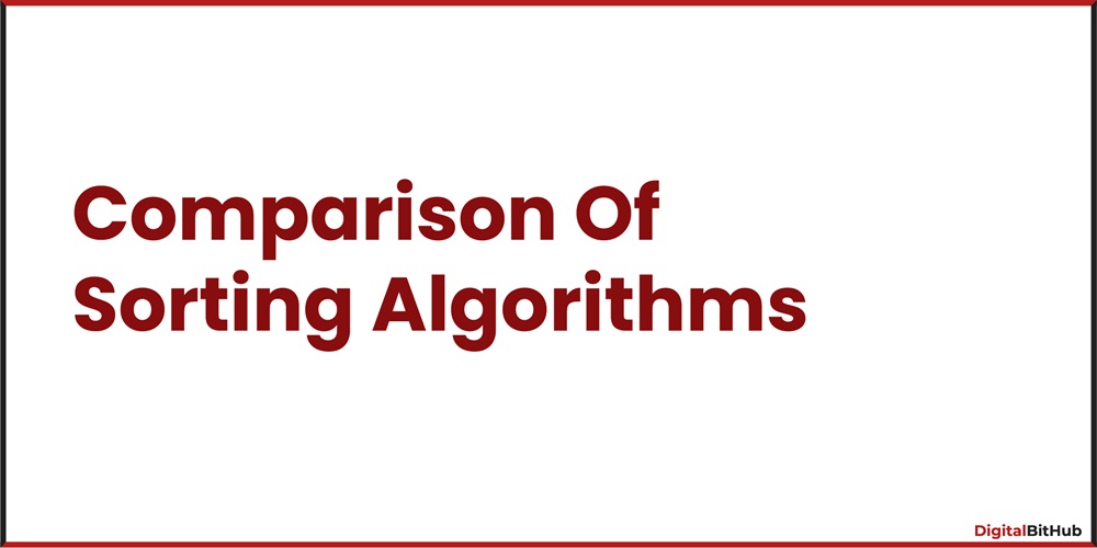 List of Sorting Algorithms